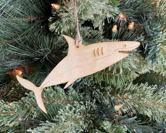 Shark Rustic Ornament