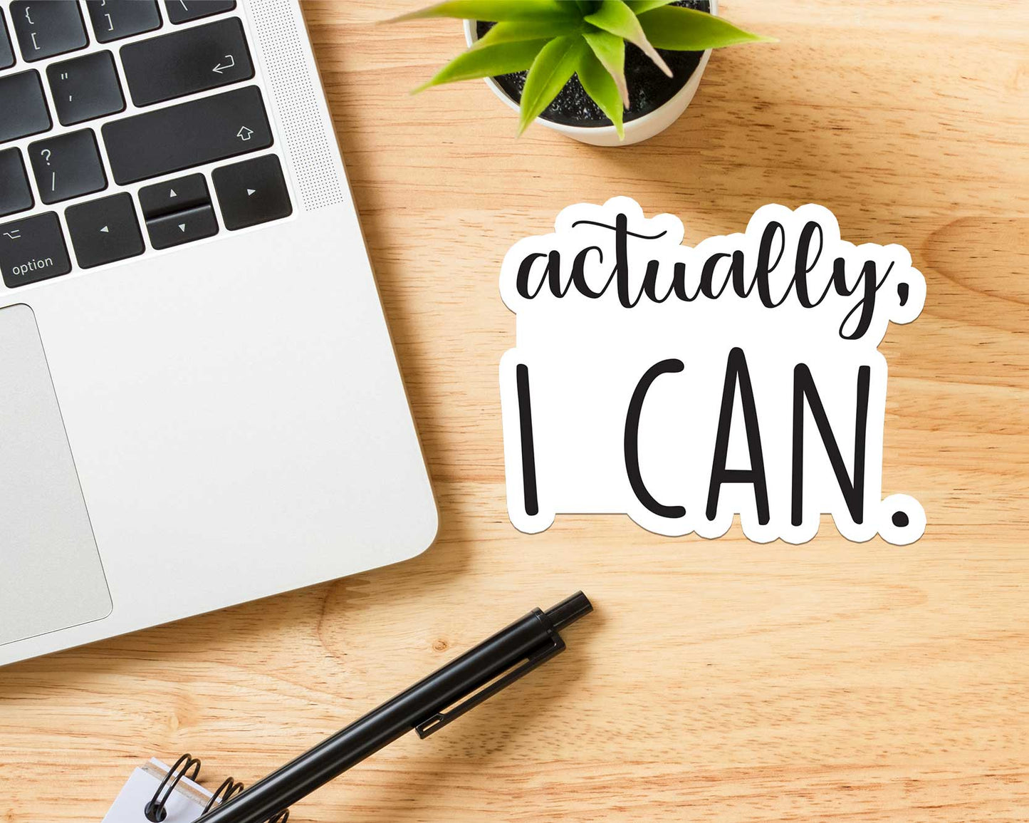 Actually I Can Sticker