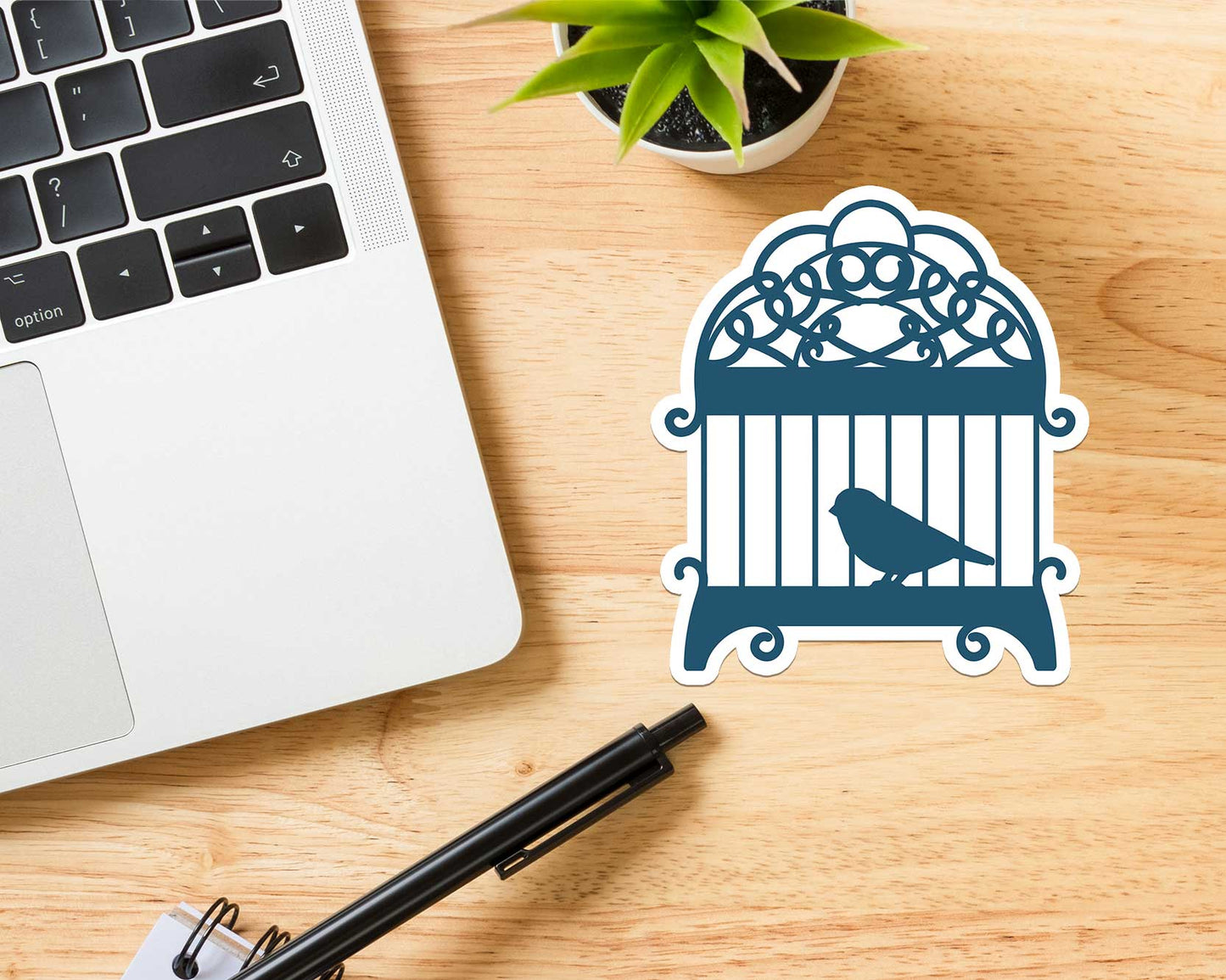 Birdcage Sticker