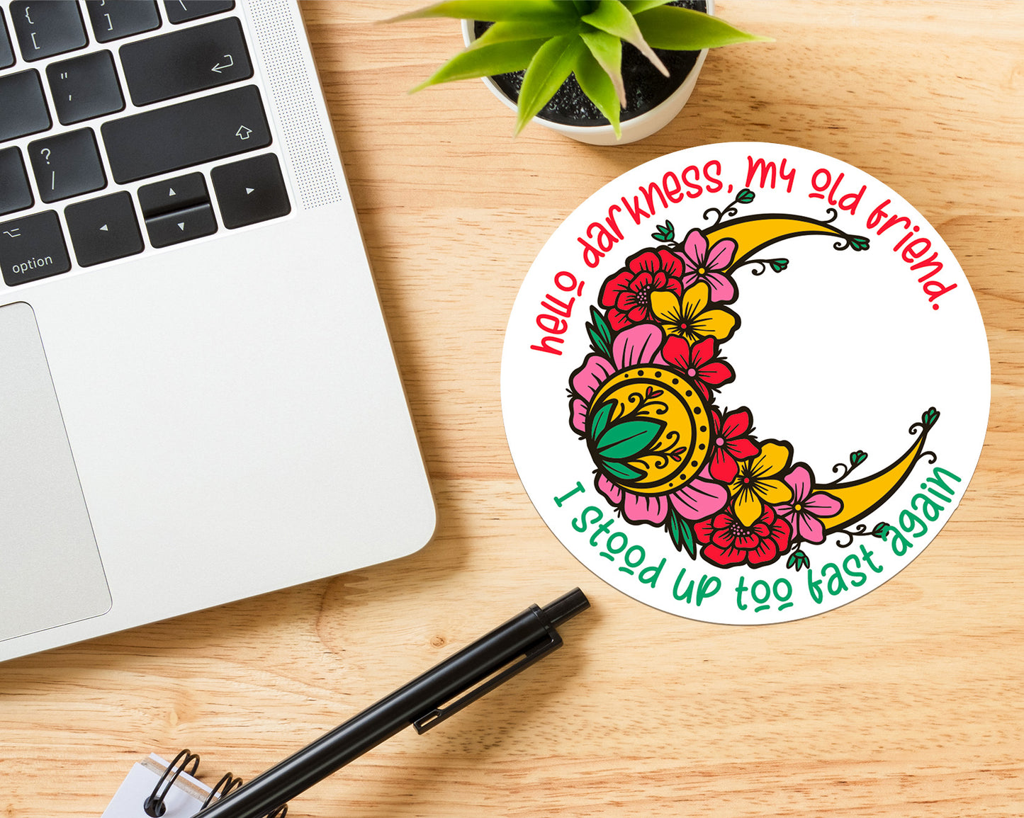 Hello Darkness Sticker