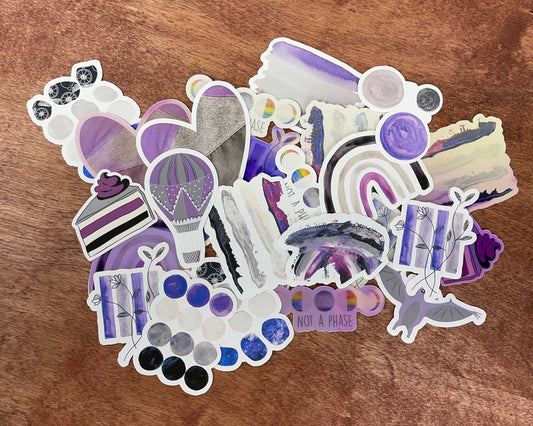 Asexual Sticker Pack