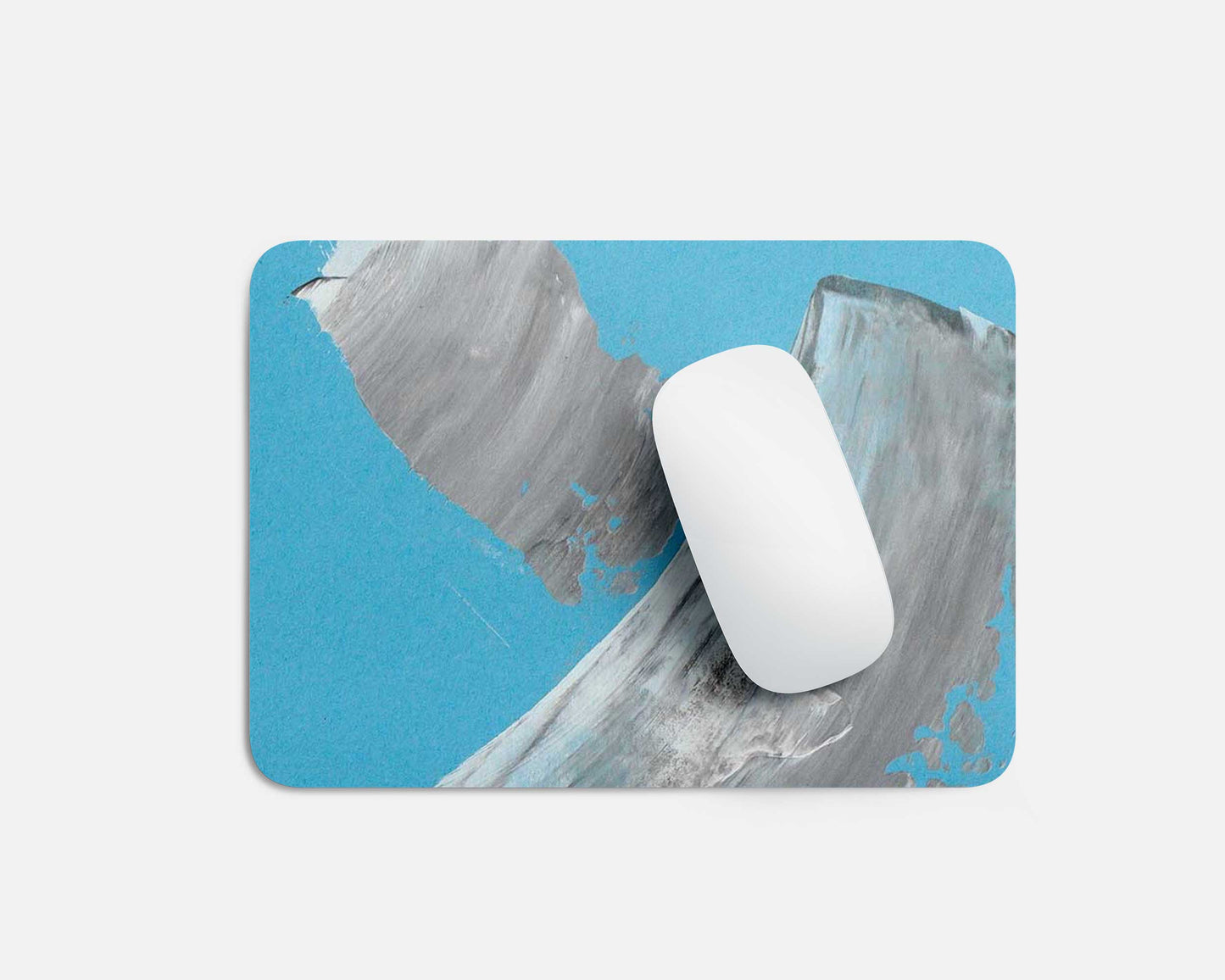 Blue & Grey Mousepad