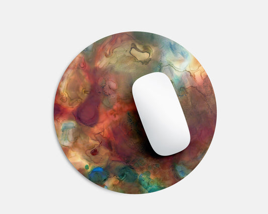 Brown & Blue Mousepad