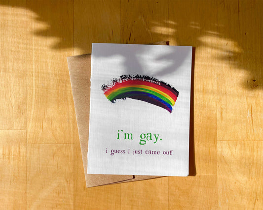 LGBTQ+ Card - I'm Gay