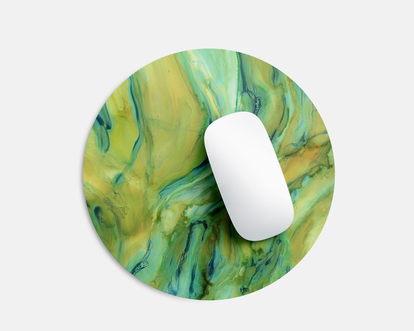 Green Marble Mousepad