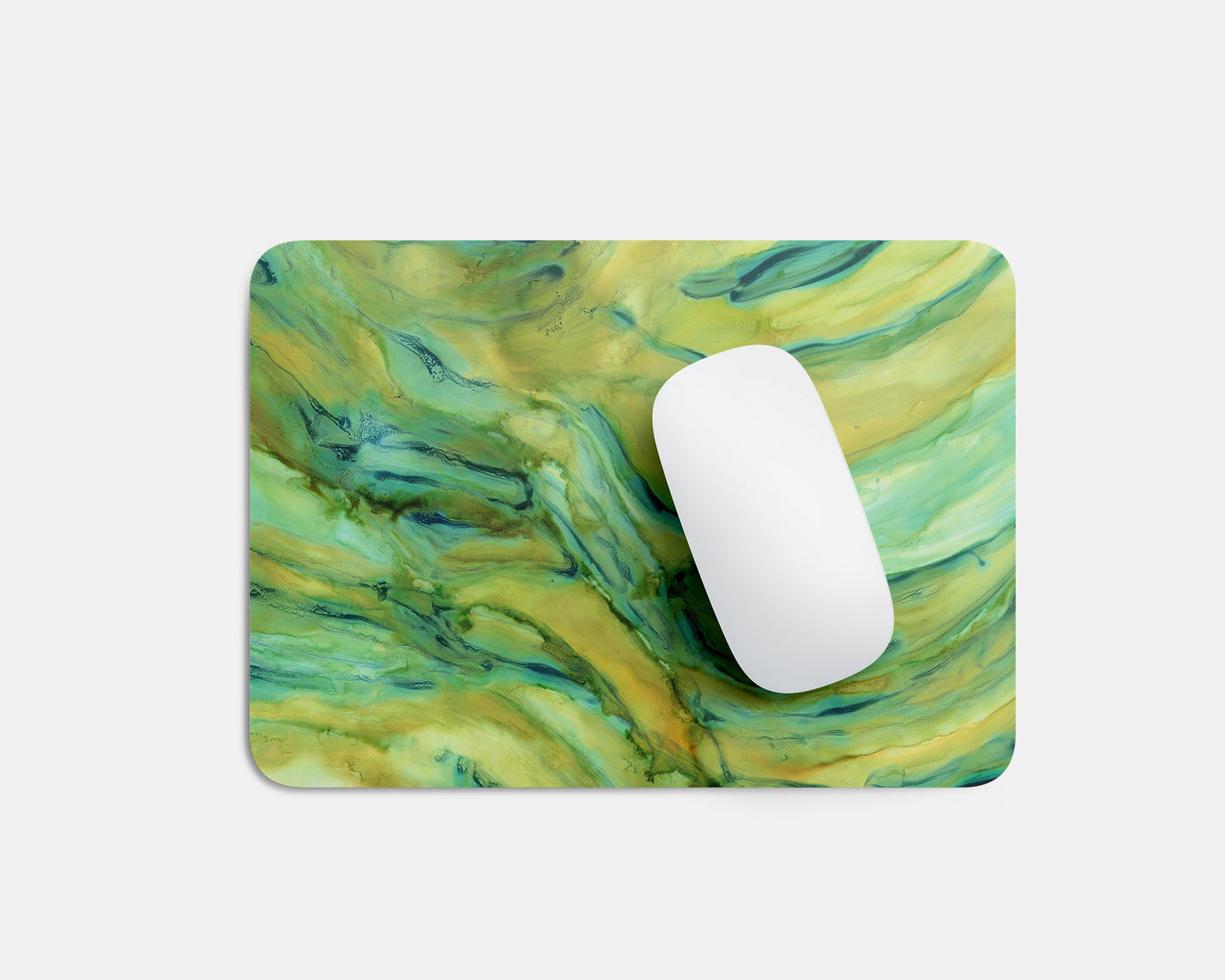 Green Marble Mousepad