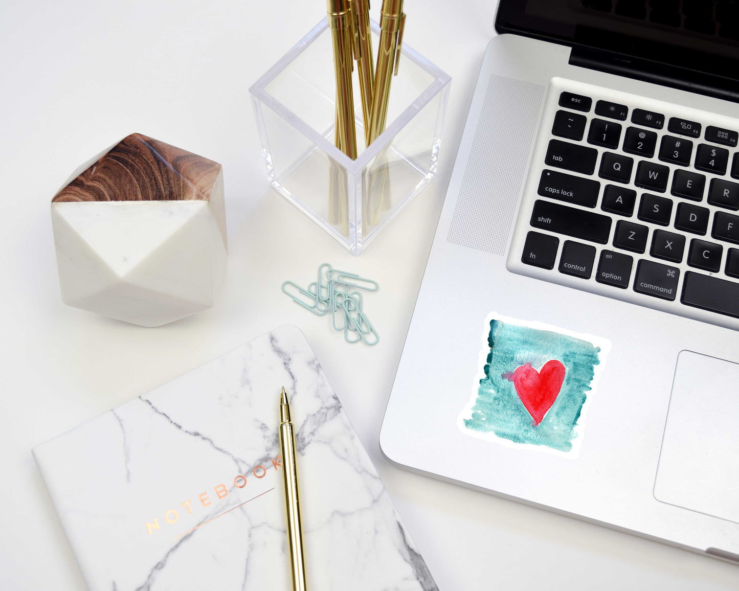 Painted Heart Sticker