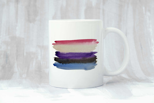 Genderfluid Flag Coffee Mug