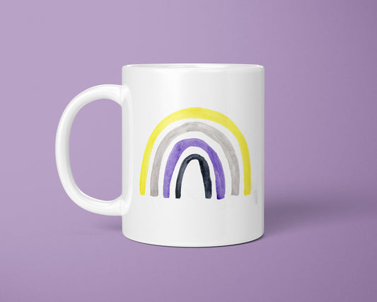 Nonbinary (Enby)  Flag Coffee Mug