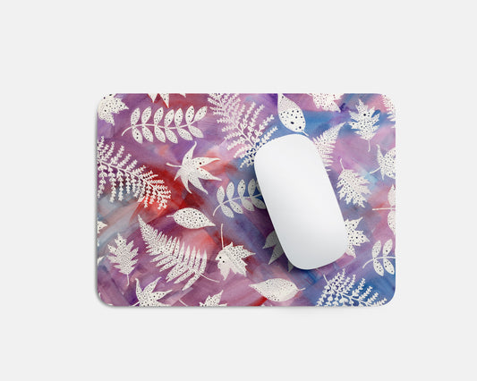 Purple Leaves Mousepad