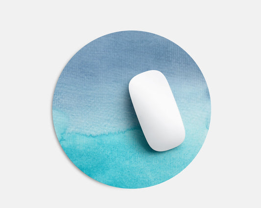 Blue Watercolor Mousepad