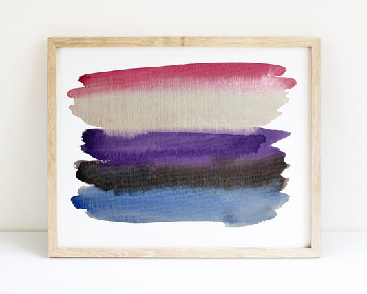 Genderfluid Pride Poster Print