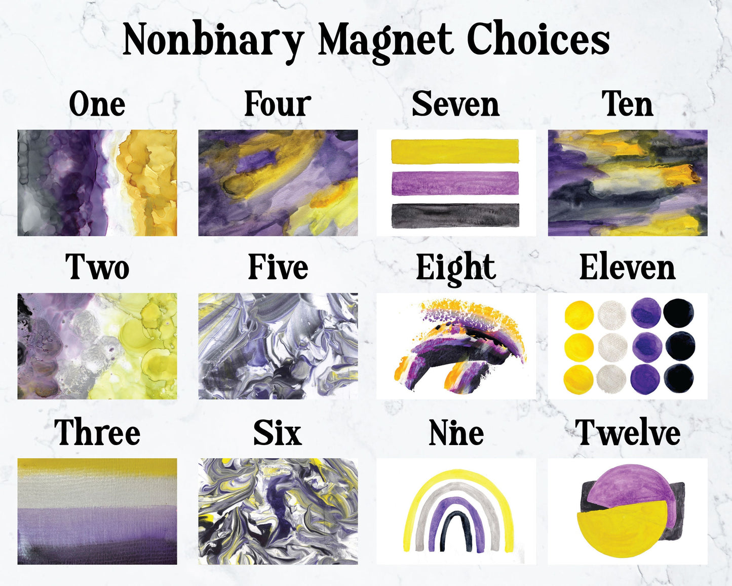 Nonbinary 2x3" Magnet