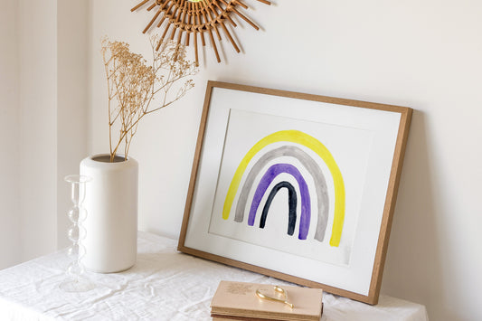 Nonbinary Abstract Poster Print