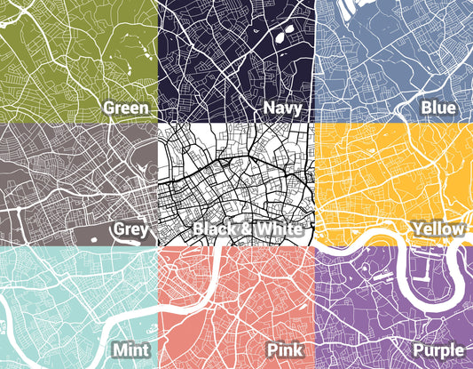 Personalized Map Poster Print