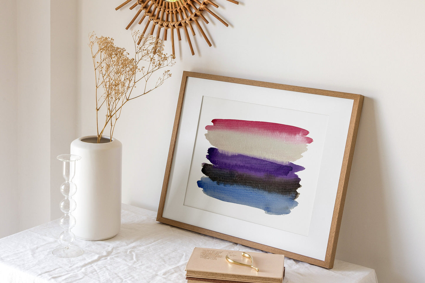 Genderfluid Abstract Poster Print