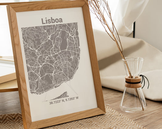 Personalized Map Poster Print
