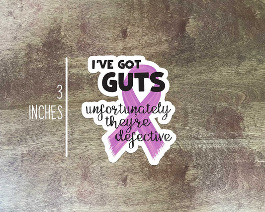 I've Got Guts Sticker