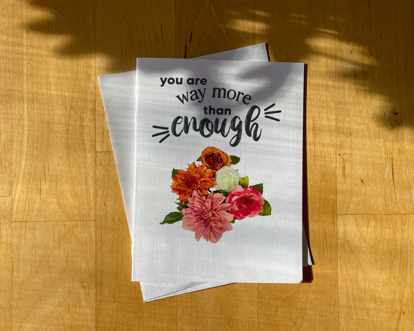 Lesbian Card - You Are Way More Than Enough