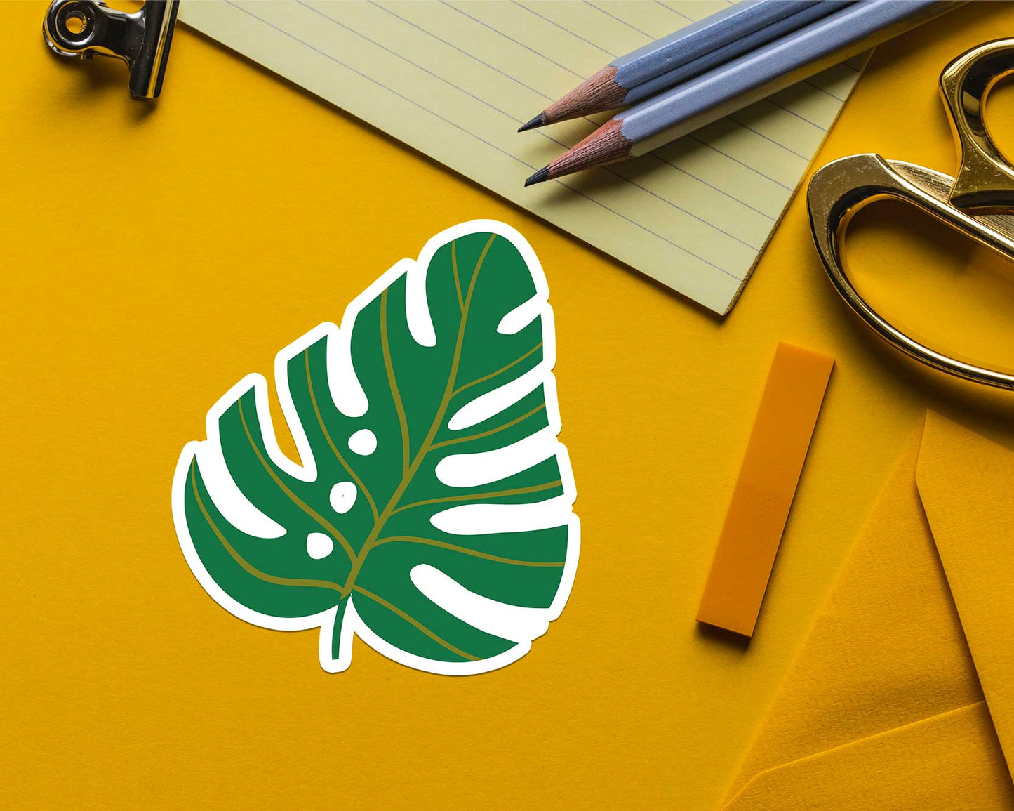 Monstera Leaf Sticker
