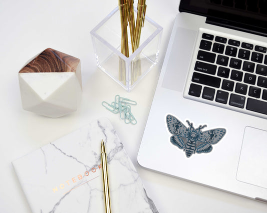Death's Head Moth Sticker