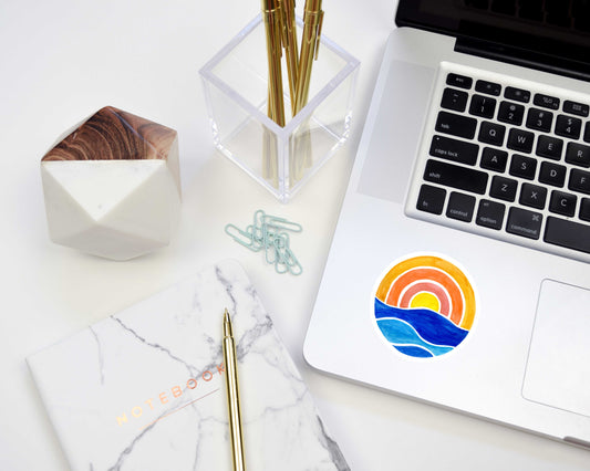 Sunset Sticker