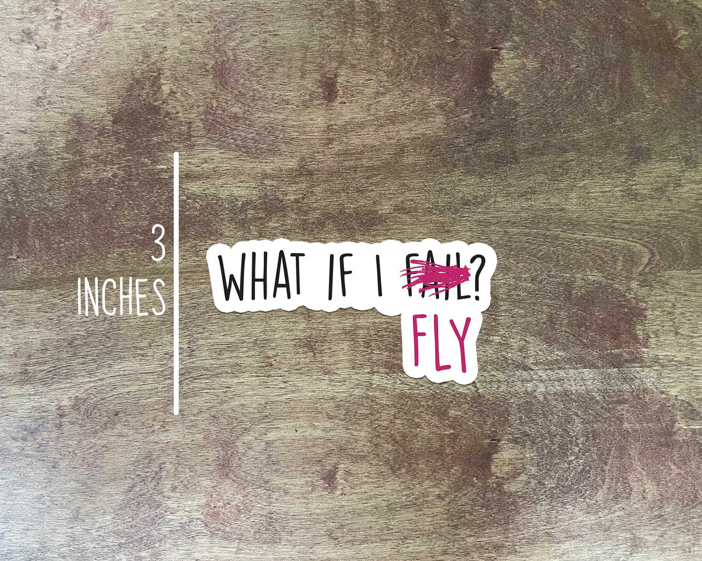 What if I Fly Sticker