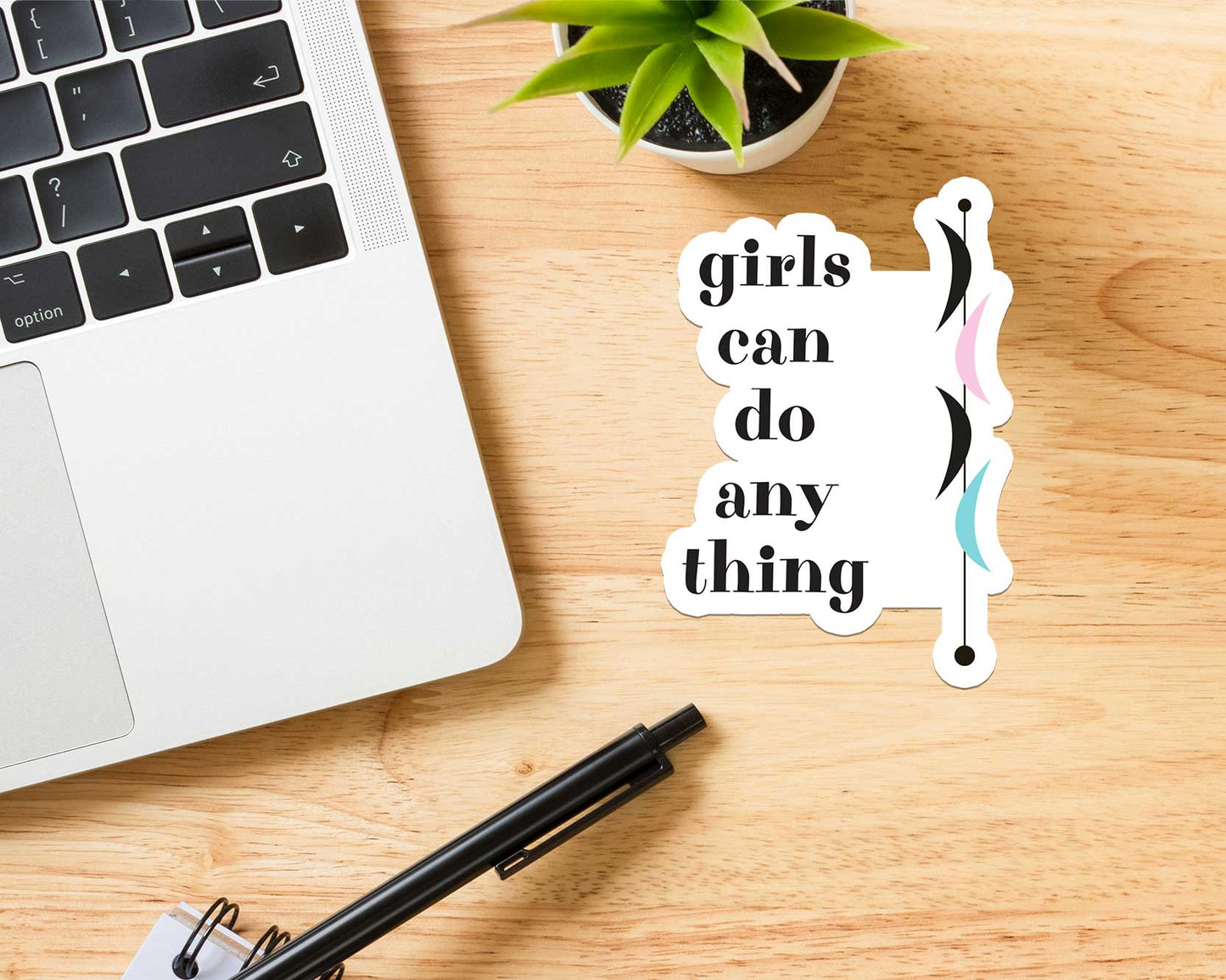 Girls Can Do Anything Sticker