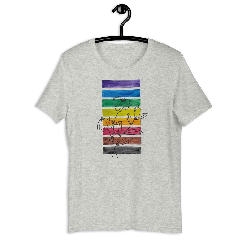 LGBTQ+ No. 15 Shirt - Floral Bars