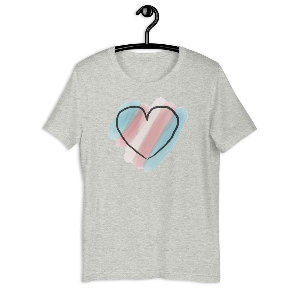Transgender No. 10 Shirt - Watercolour Heart