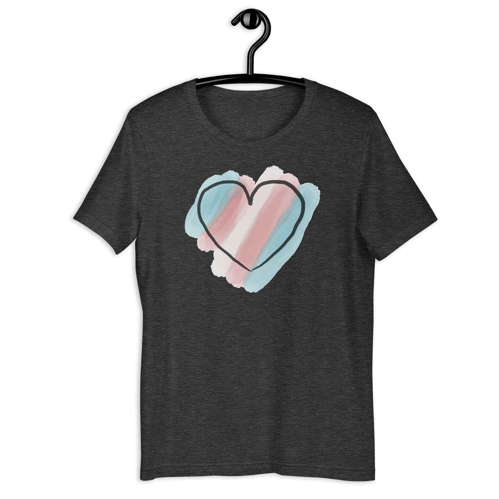 Transgender No. 10 Shirt - Watercolour Heart