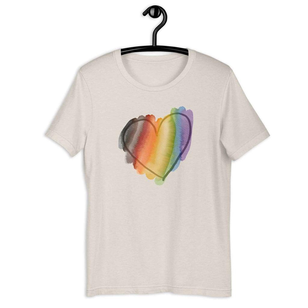 LGBTQ+ No. 12 Shirt - Heart Watercolour