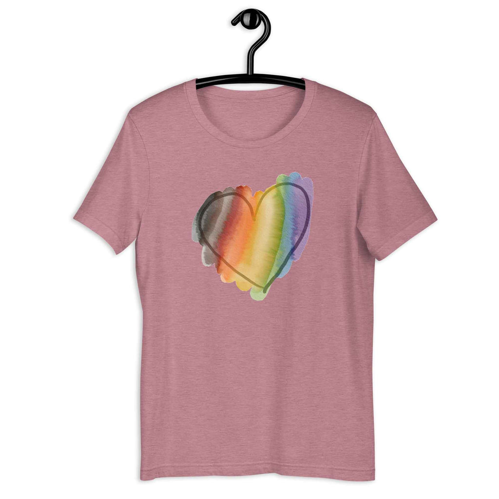 LGBTQ+ No. 12 Shirt - Heart Watercolour