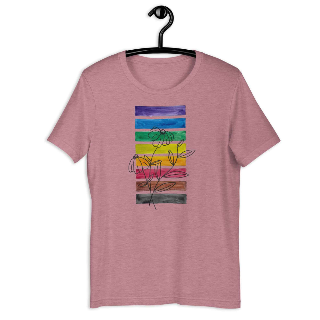 LGBTQ+ No. 15 Shirt - Floral Bars