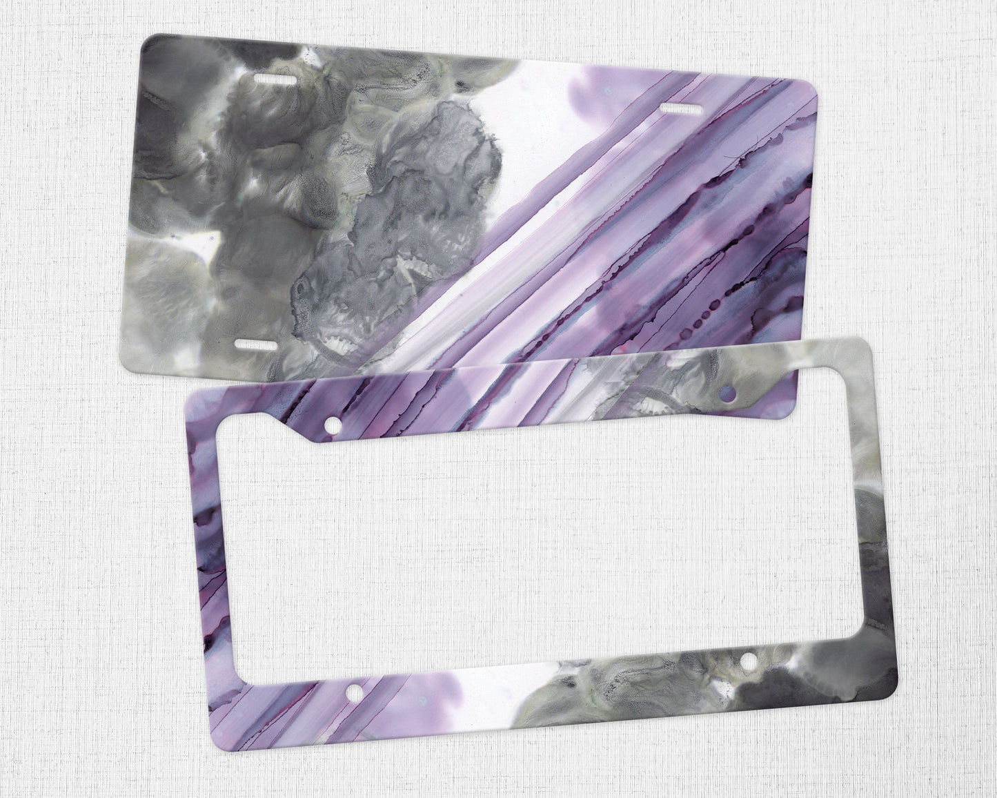 Asexual Abstract License Plate