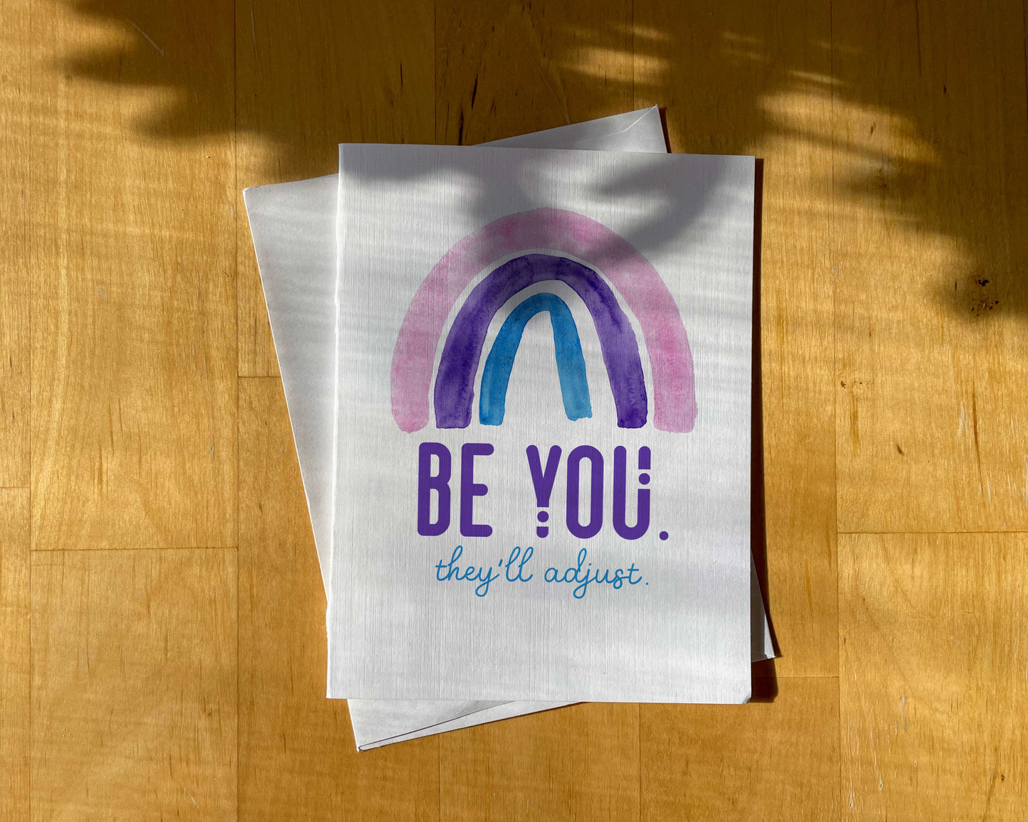 Bisexual - Be You, They'll Adjust Greeting Card