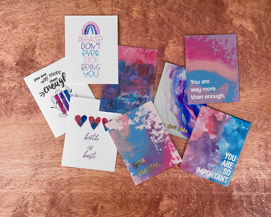 Bisexual Support Greeting Cards Six Pack