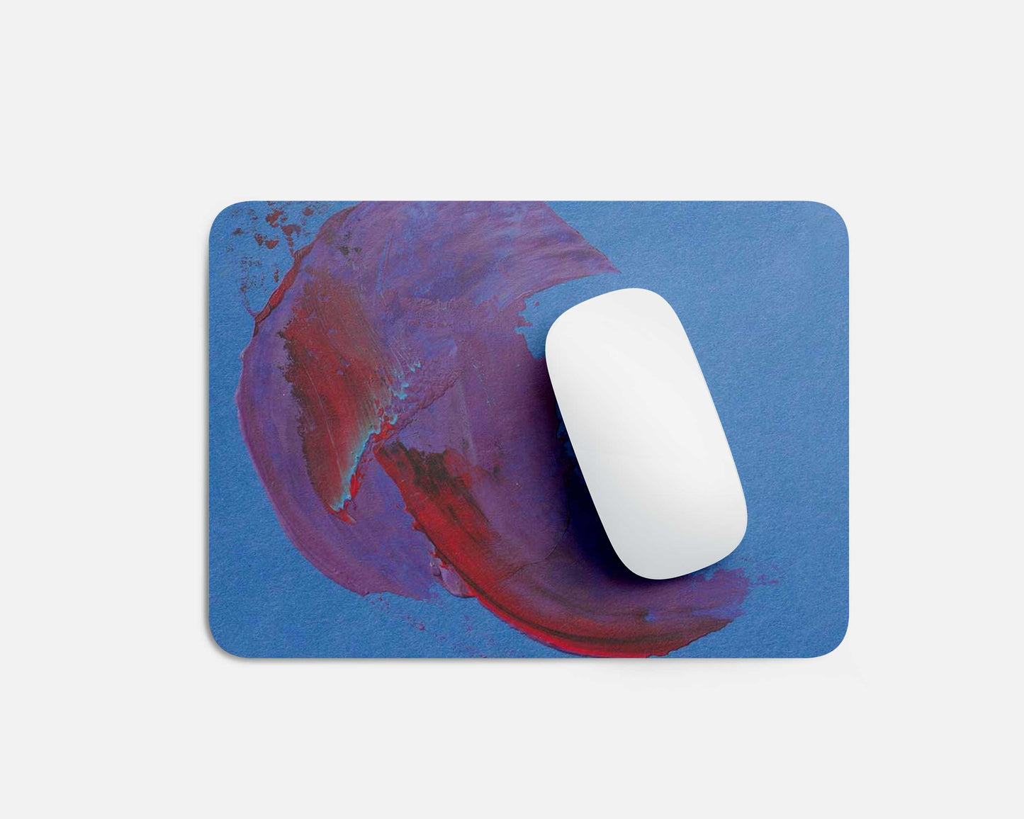 Blue & Red Mousepad