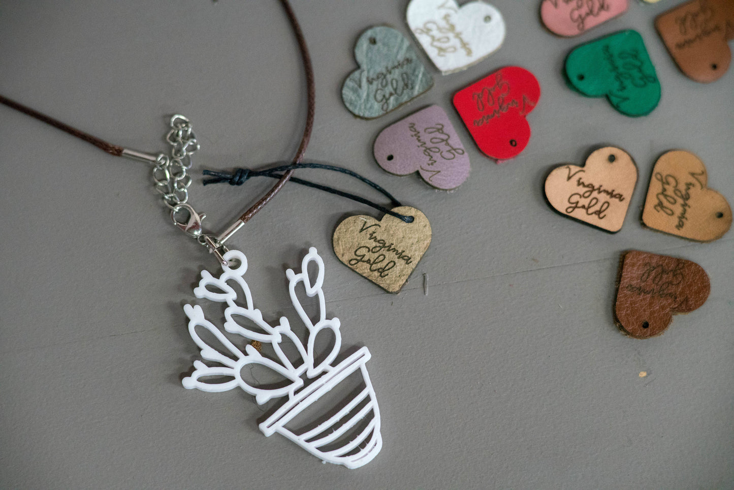 Jewelry Tags - Jewellery Tags - Necklace Tags - Hanging Tags - Leather tags - Garment Tags - Product Tags - Set of 12 - HEARTS