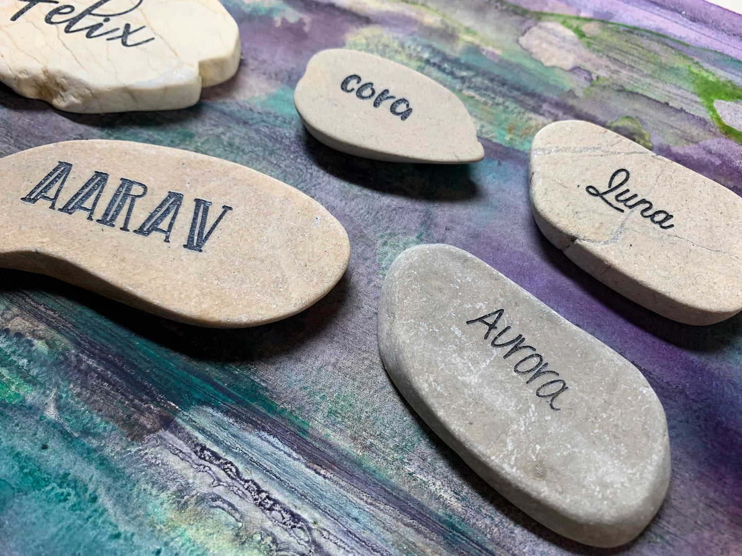 Personalized Name Stone Magnet