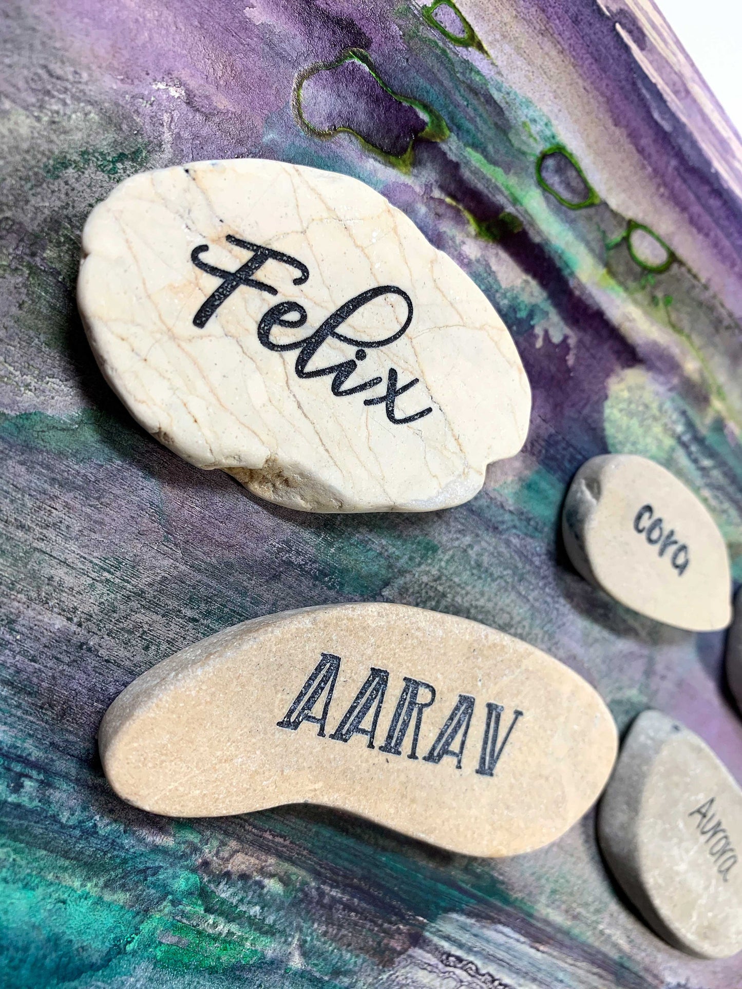 Personalized Name Stone Magnet