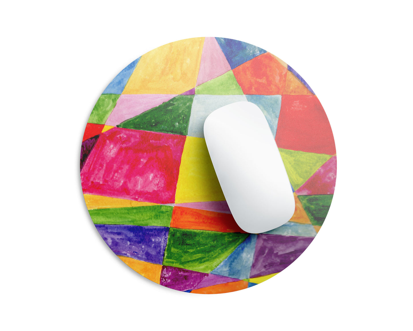Multicolor Round Mousepad