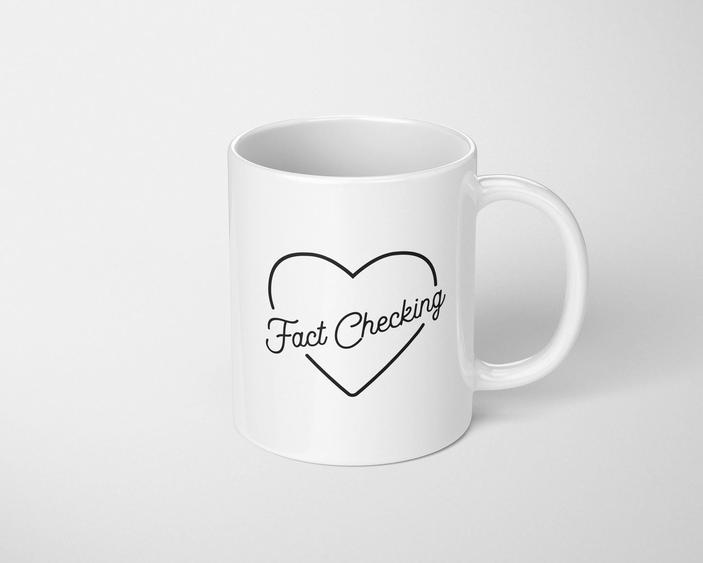 Love Fact Checking Coffee Mug