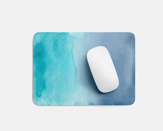 Blue Watercolor Mousepad