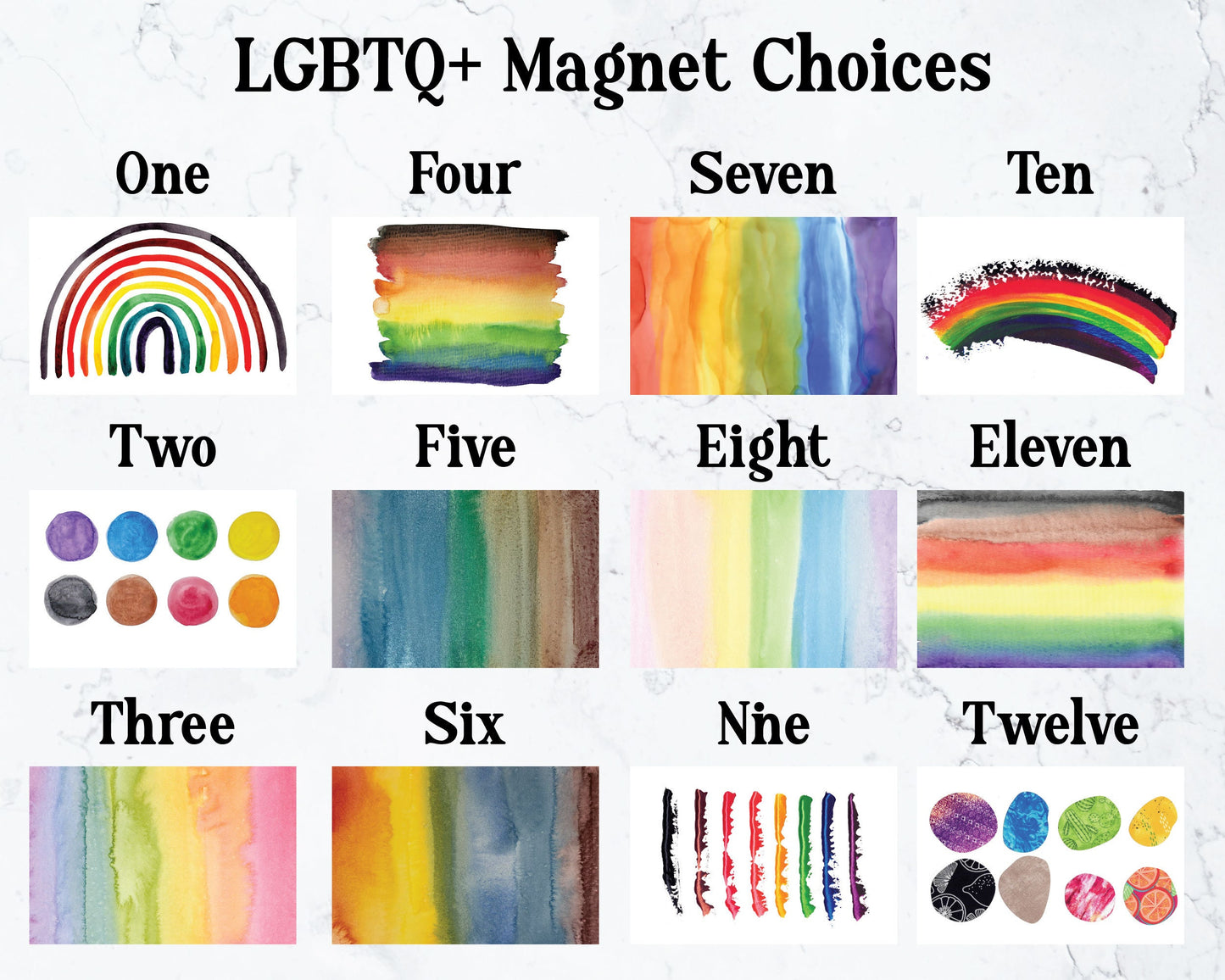 LGBTQ+ 2x3" Magnet
