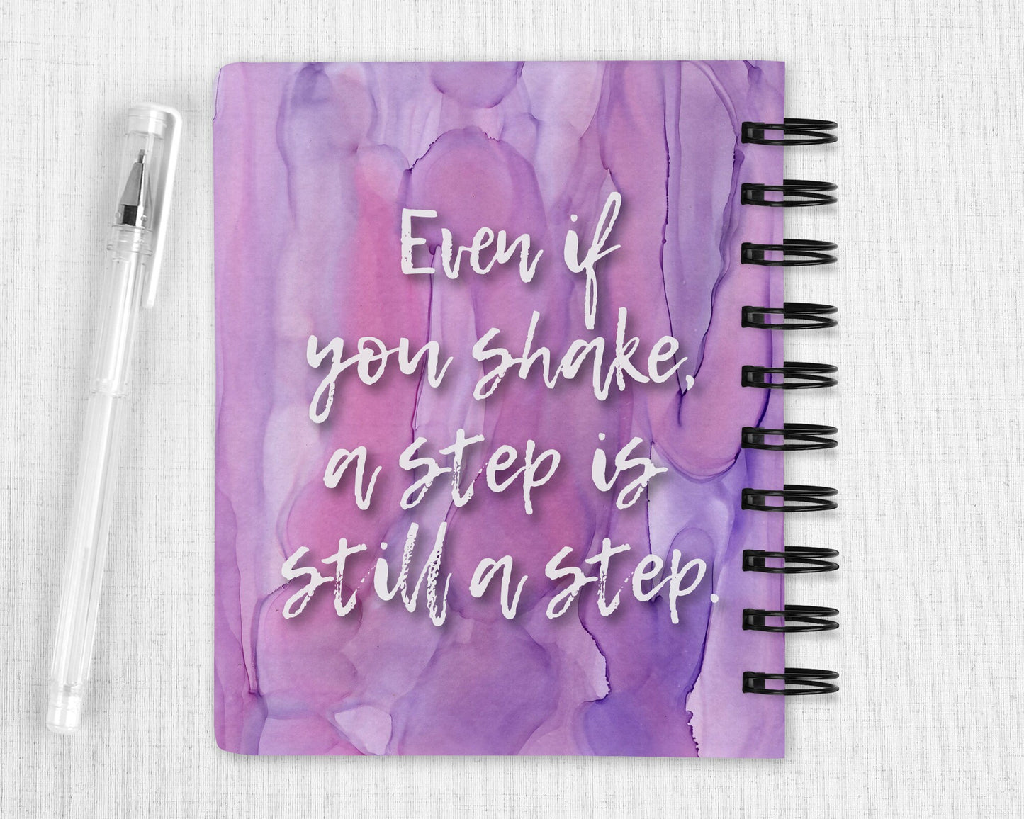 Purple Ribbon Notebook