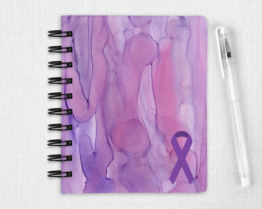 Purple Ribbon Notebook