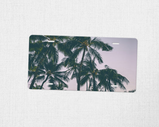 Palm Tree License Plate