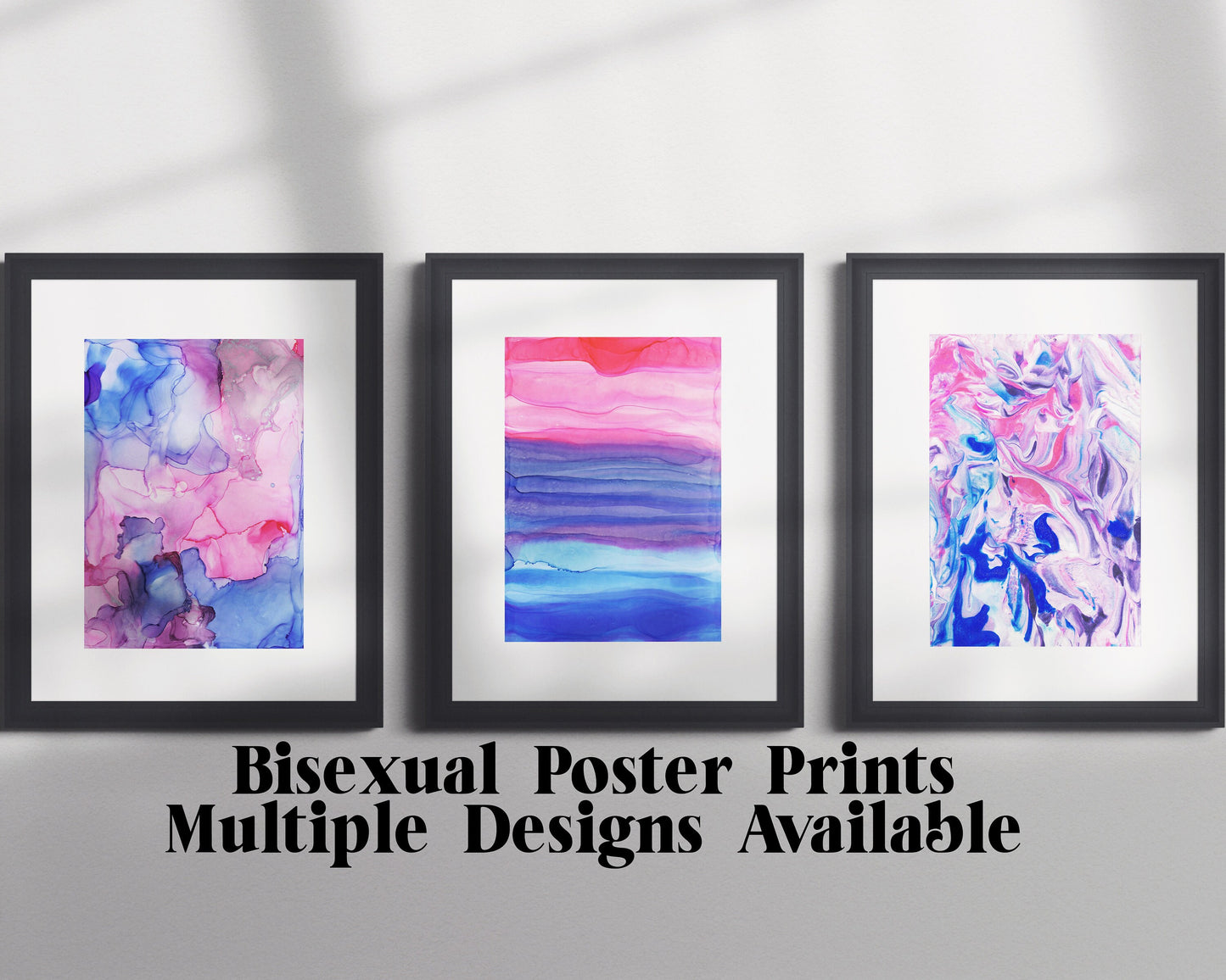 Bisexual Abstract Poster Print