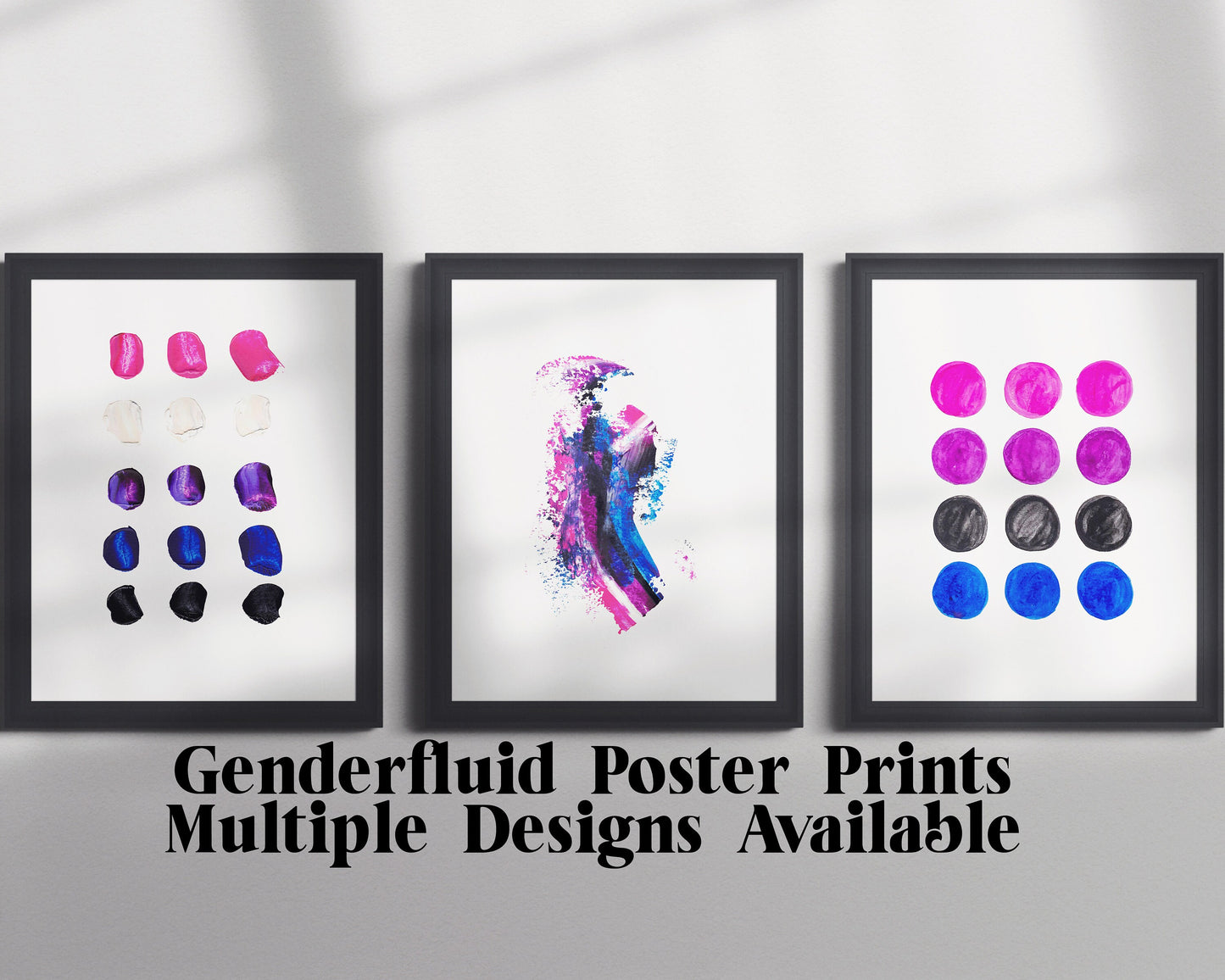 Genderfluid Abstract Poster Print